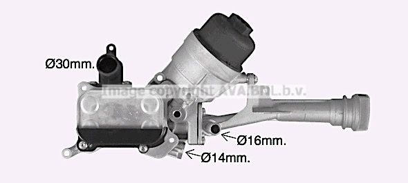 PRASCO Engine oil cooler FT3478H FIAT BRAVO PRASCO oil cooler FT3478H