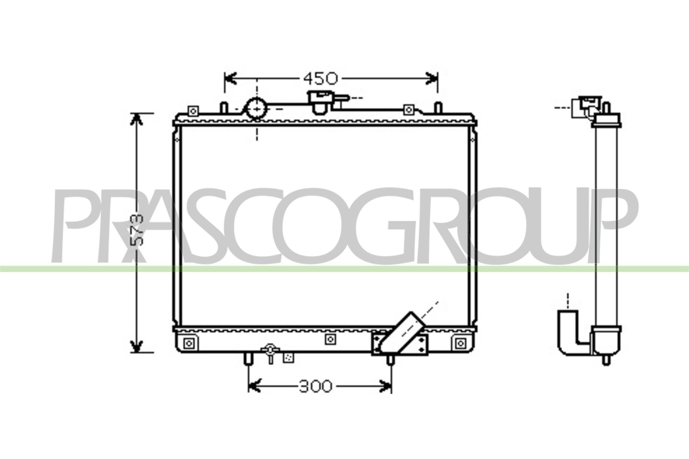 PRASCO Kühler, Motorkühlung MB817R001 Kühler Motorkühlung PRASCO ECLIPSE MB817R001 günstig