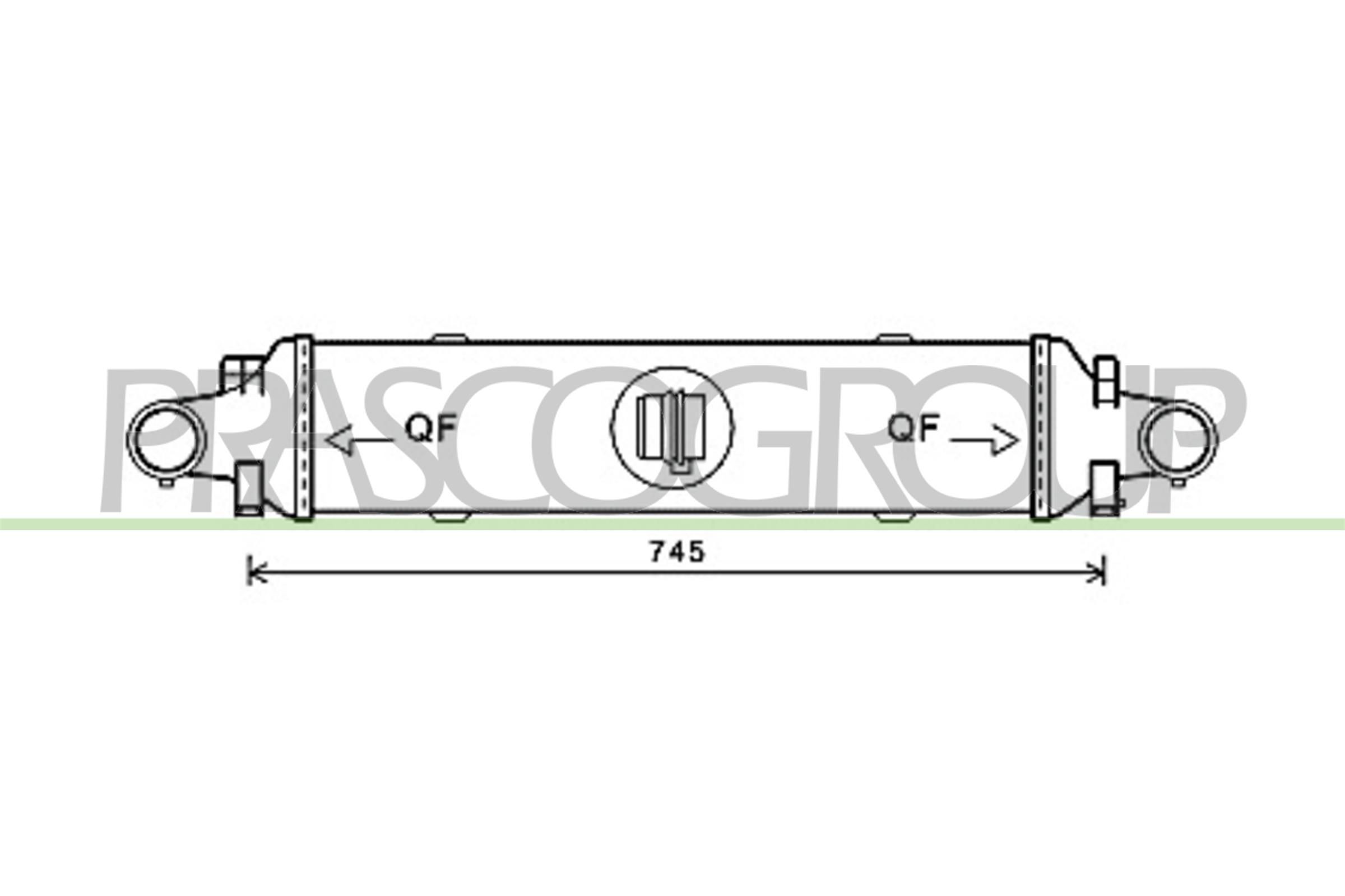 Interkūlers PRASCO ME029N004 PRASCO ME029N004: Interkūlers Mercedes CLS 2013