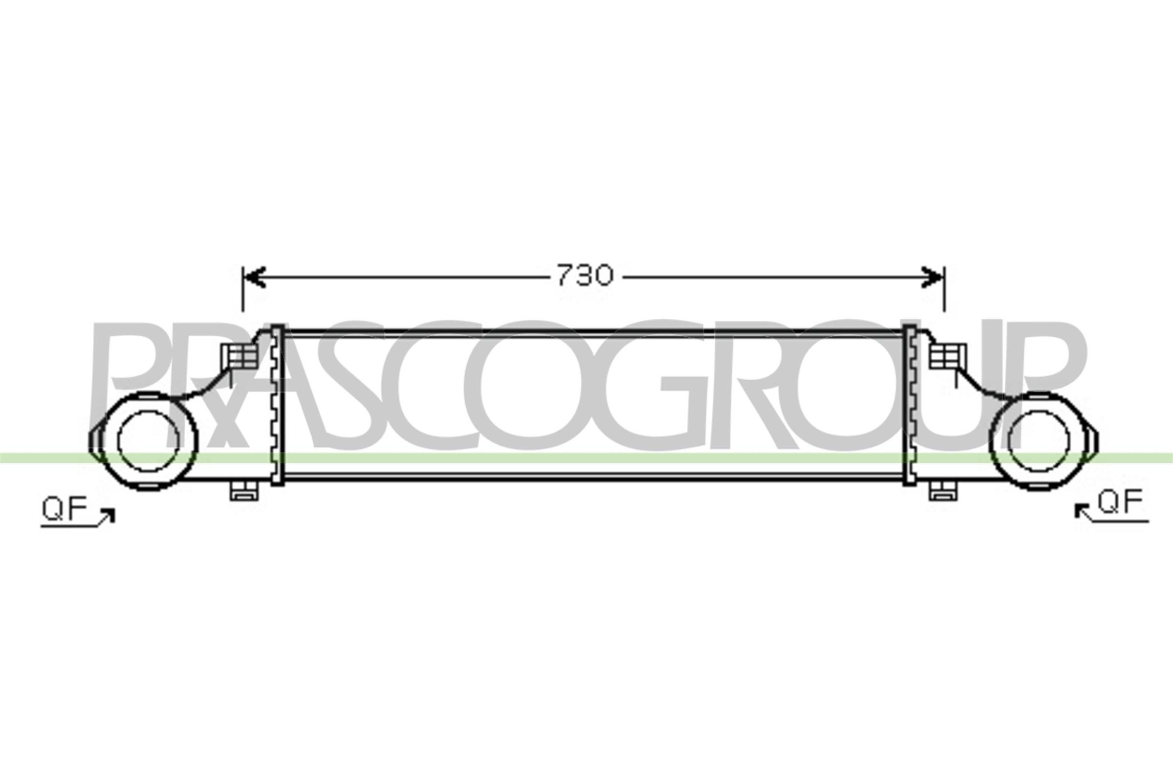 PRASCO Ιντερκούλερ ME039N001 PRASCO ME039N001 Ιντερκούλερ E-class Φορτηγό πλατφόρμα / Σασσί (VF211) τιμες