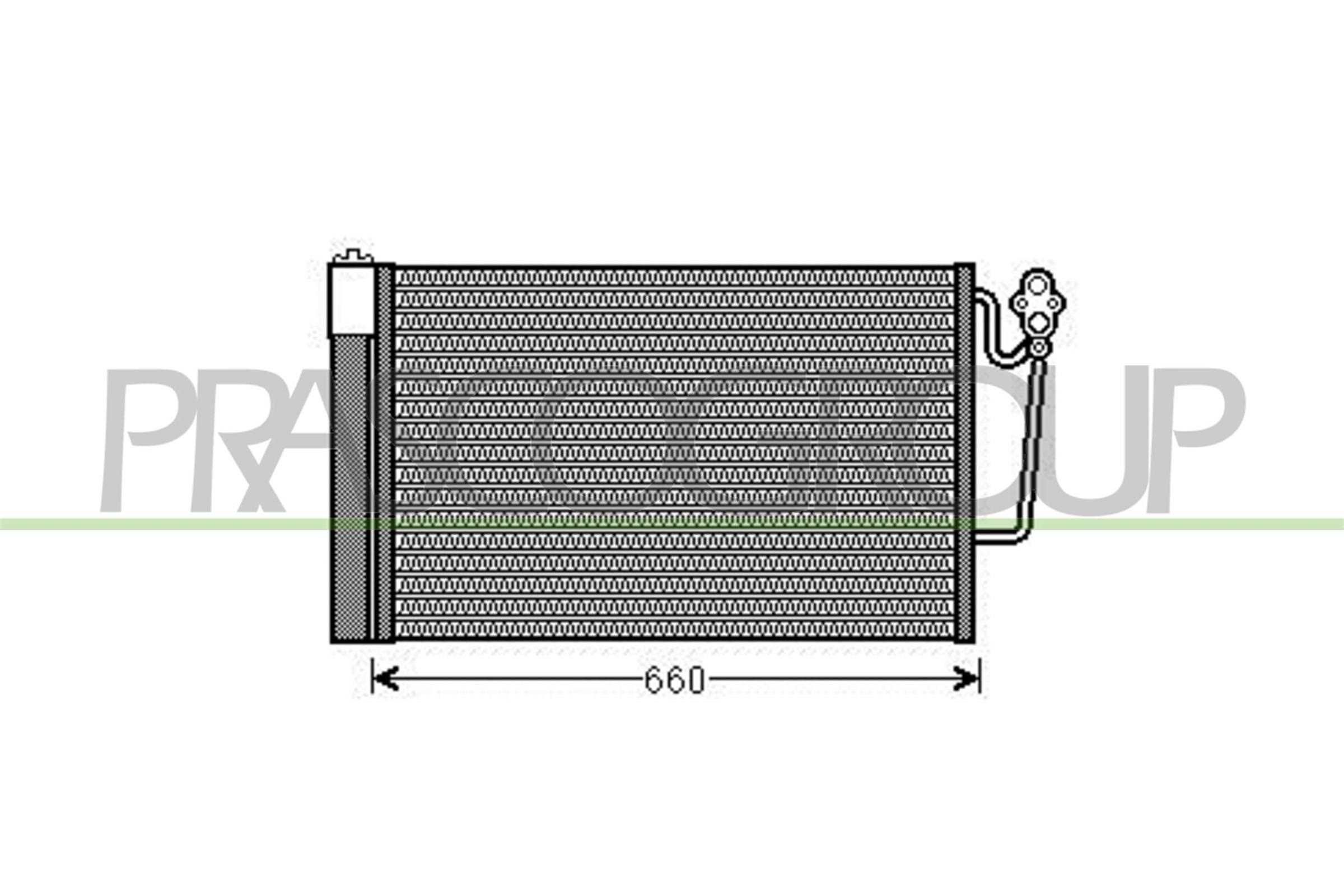 PRASCO Condensor voor airco MN306C002 PRASCO MN306C002 Airco-condensor Mini r57 prijs
