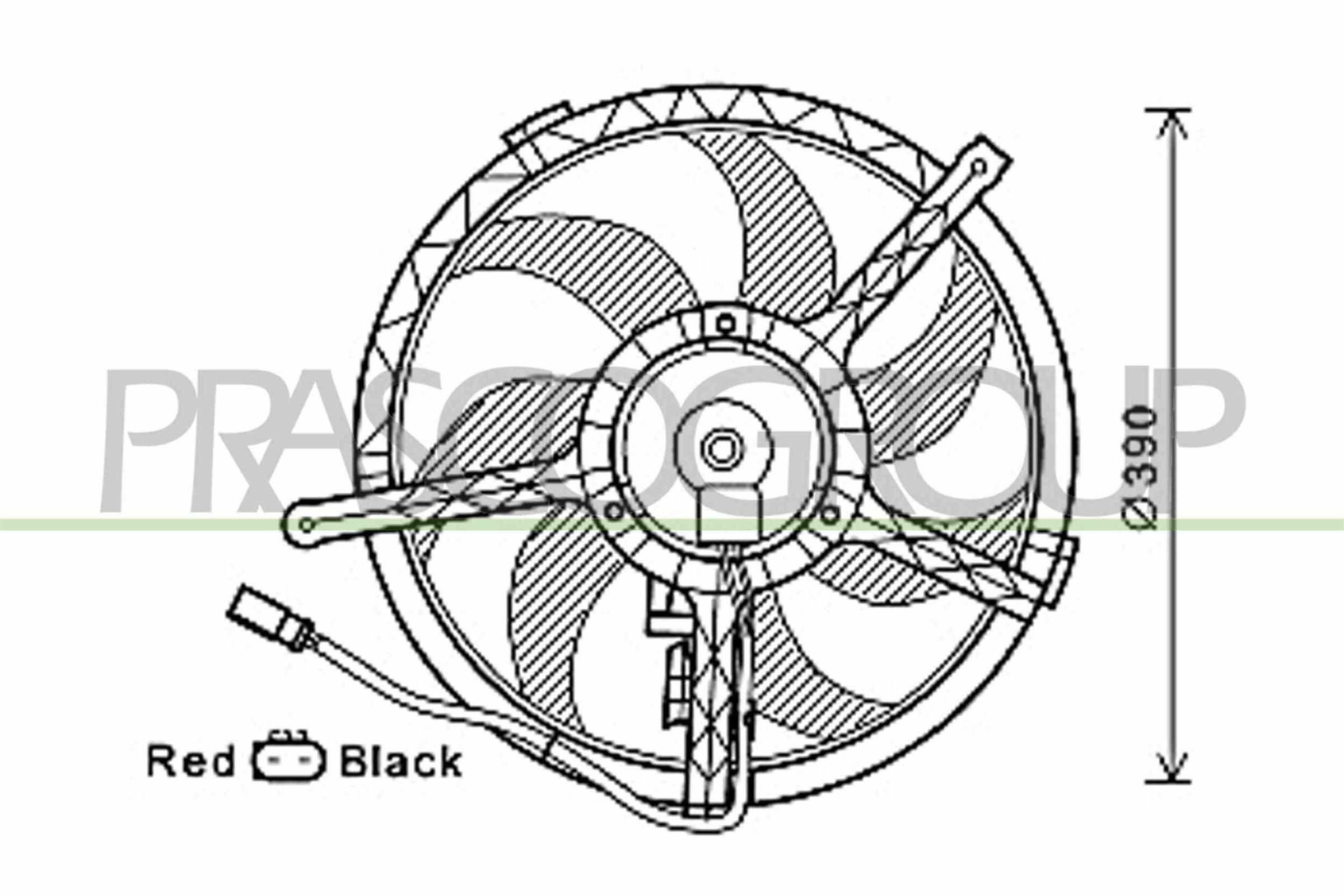 PRASCO Koelventilator MN308F002 MN308F002 PRASCO Motor ventilator Mini R61 prijs