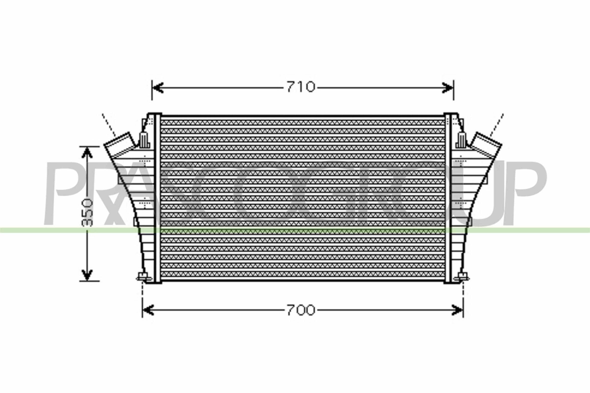 PRASCO Intercooler OP056N001 OP056N001 Intercooler PRASCO OPEL COMMODORE