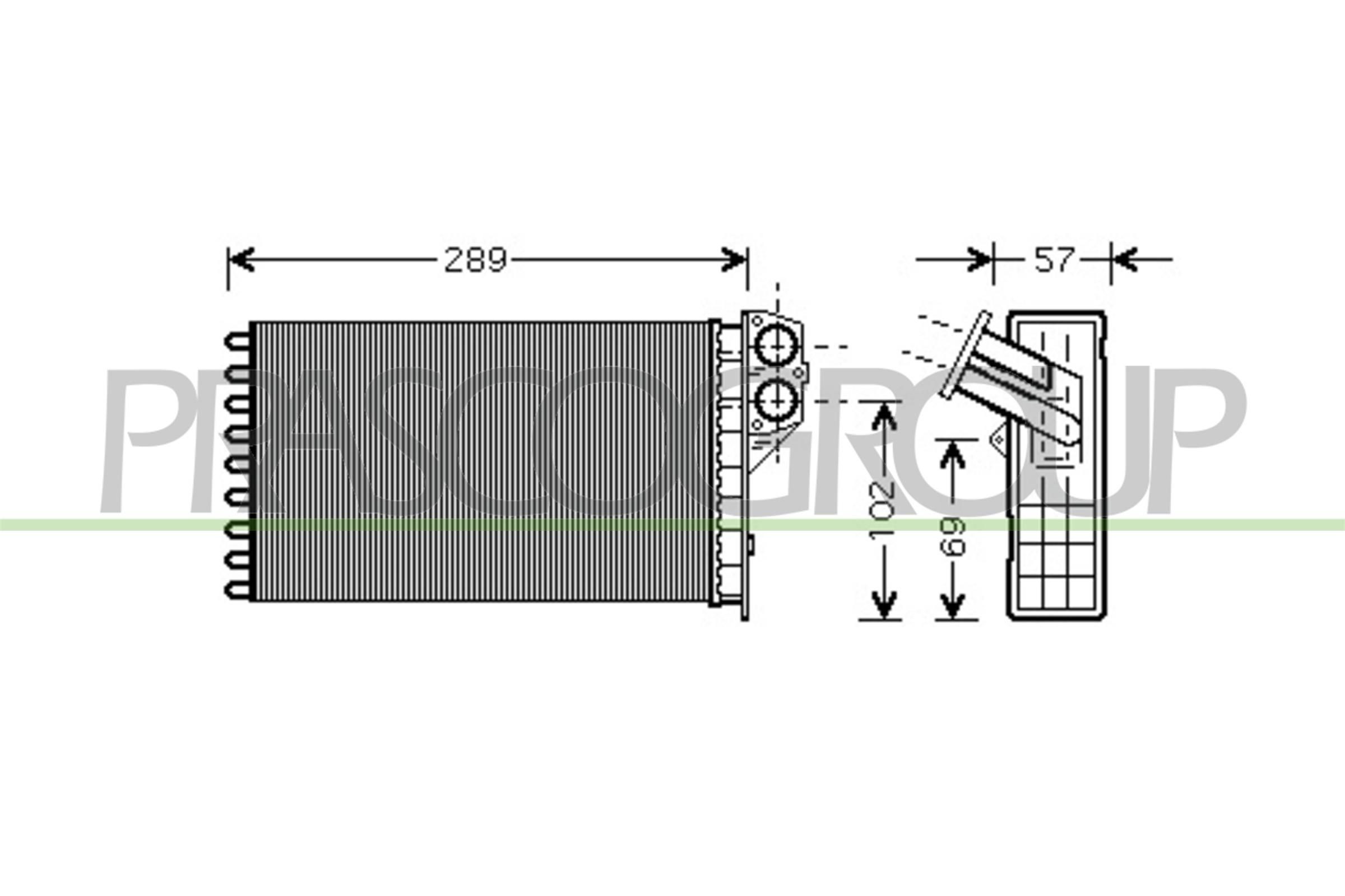 PRASCO Radiateur de chauffage PG420H001 Radiateur de chauffage PRASCO 305 PG420H001 pas cher