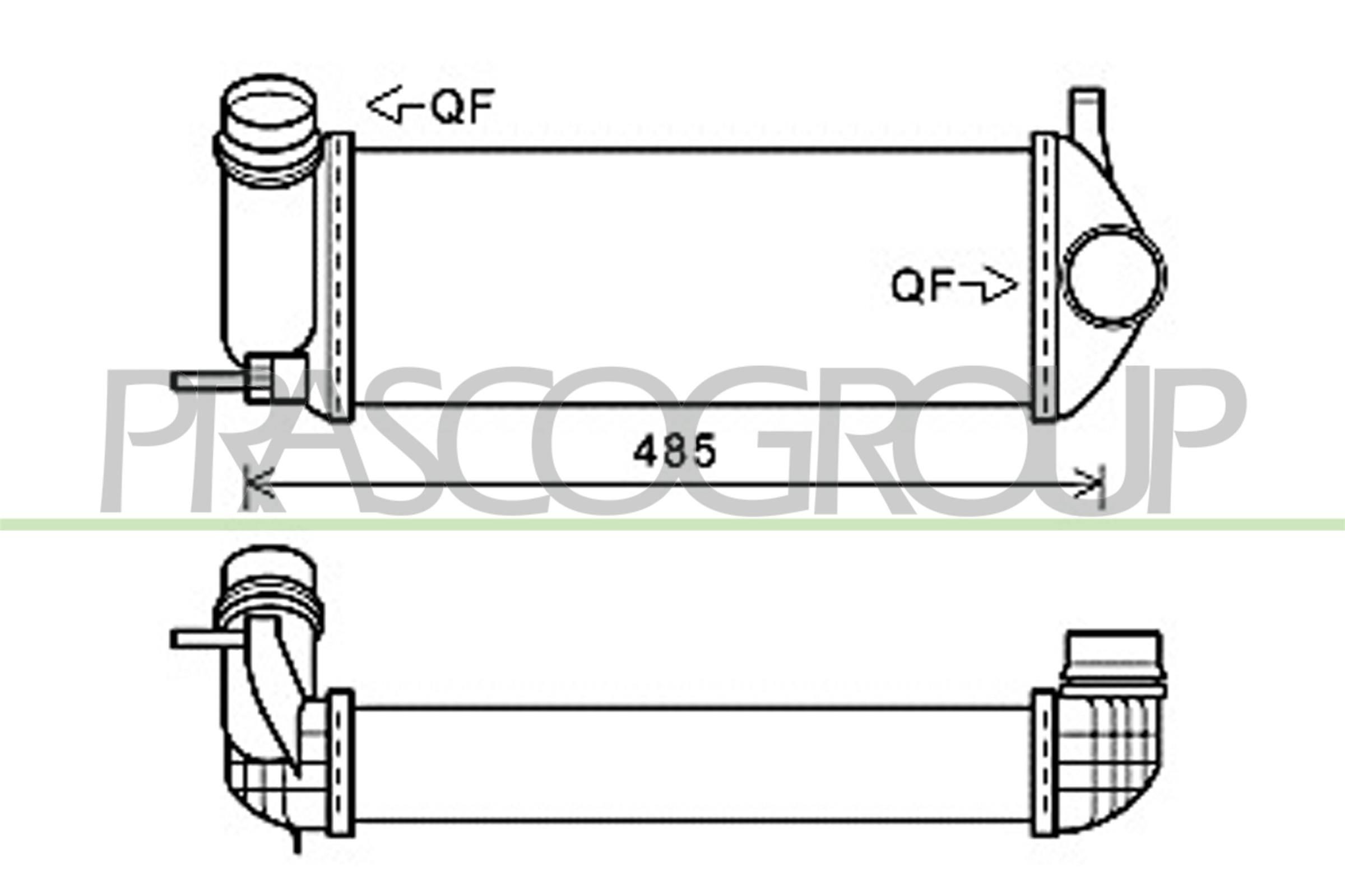 PRASCO Ιντερκούλερ RN918N002 Intercooler PRASCO SCÉNIC RN918N002 φθηνά