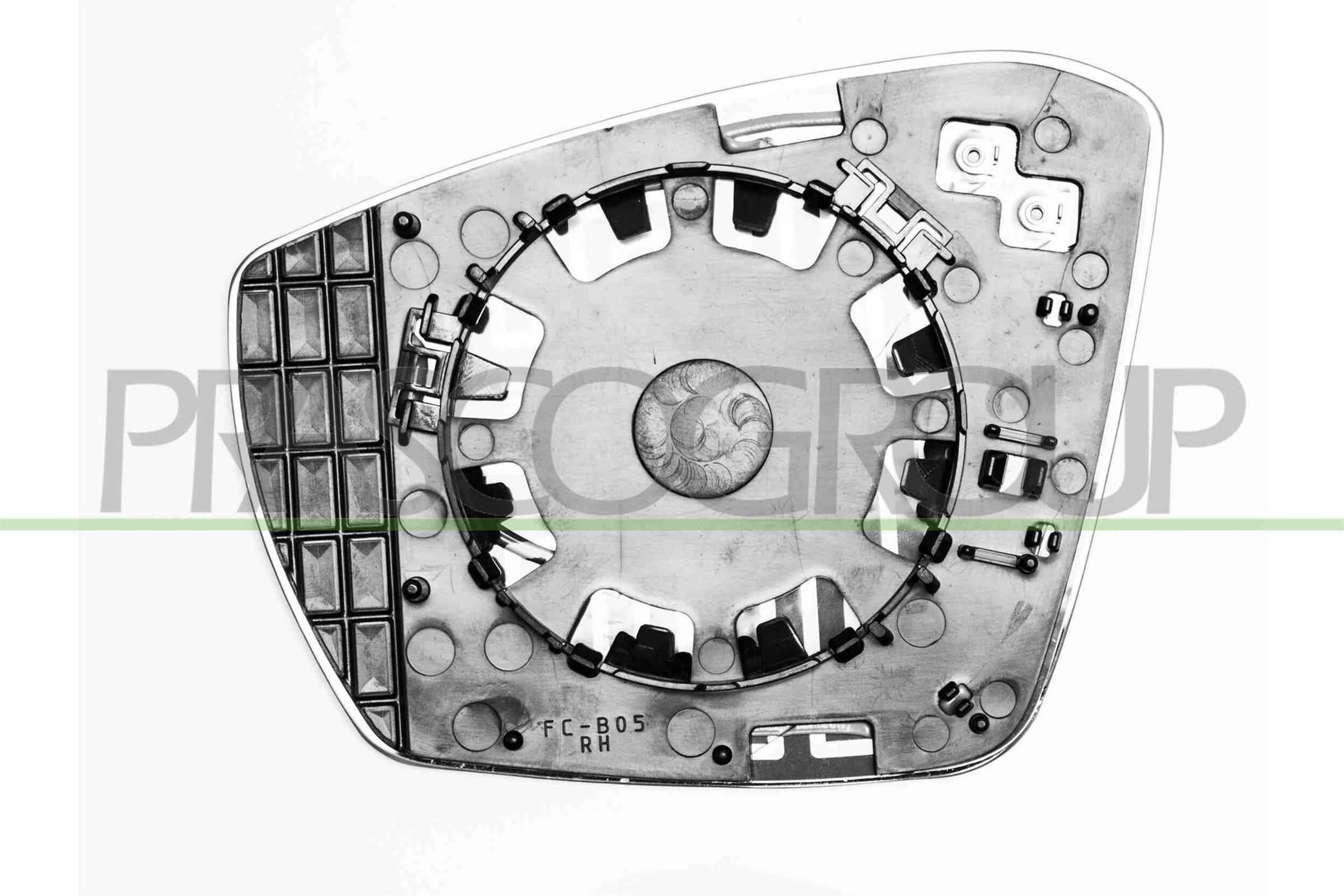 PRASCO Backspegelglas SK0307514 SK0307514 PRASCO backspegelglas SKODA OCTAVIA