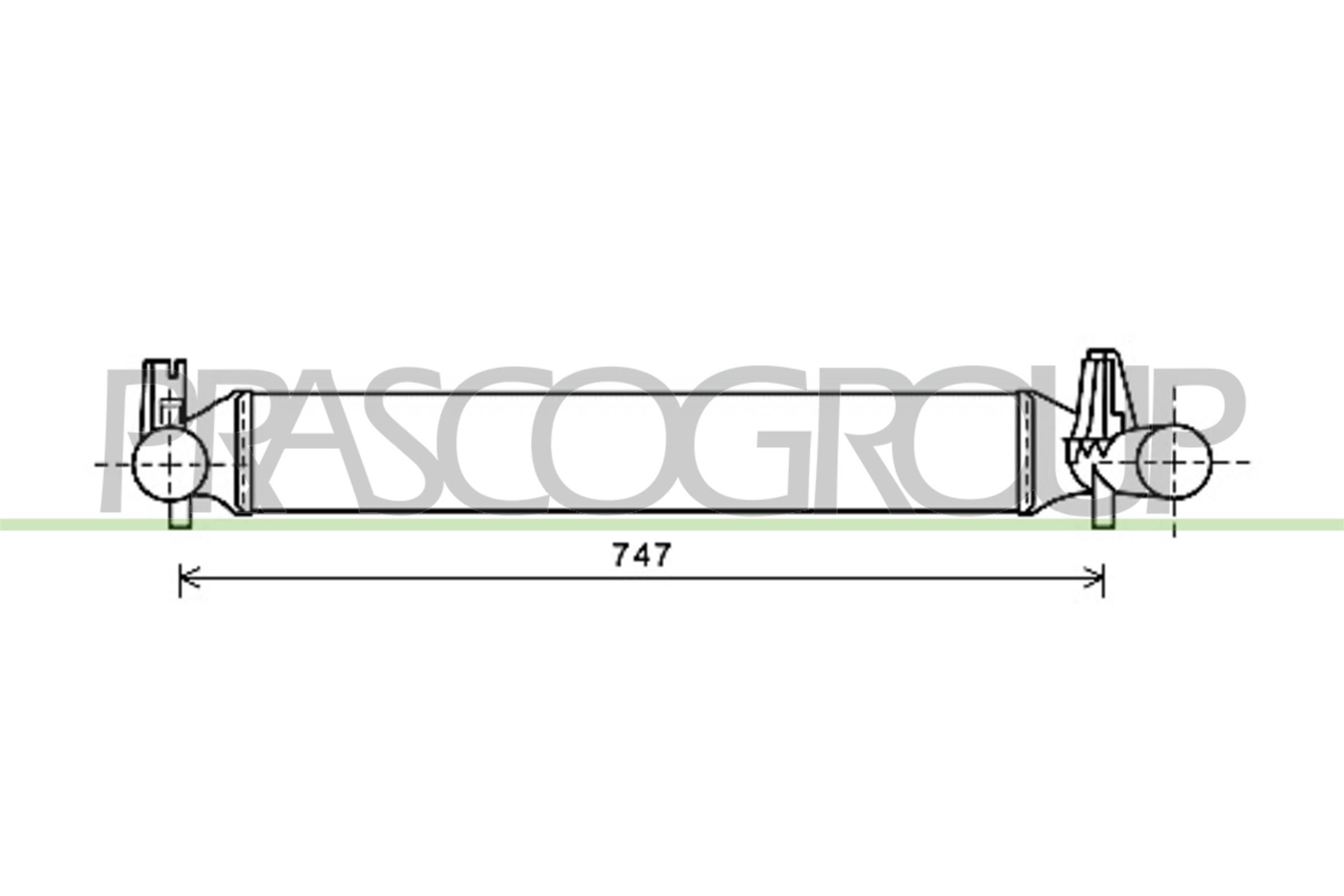 PRASCO Ladeluftkühler ST035N002 Intercooler PRASCO NEW BEETLE ST035N002 günstig