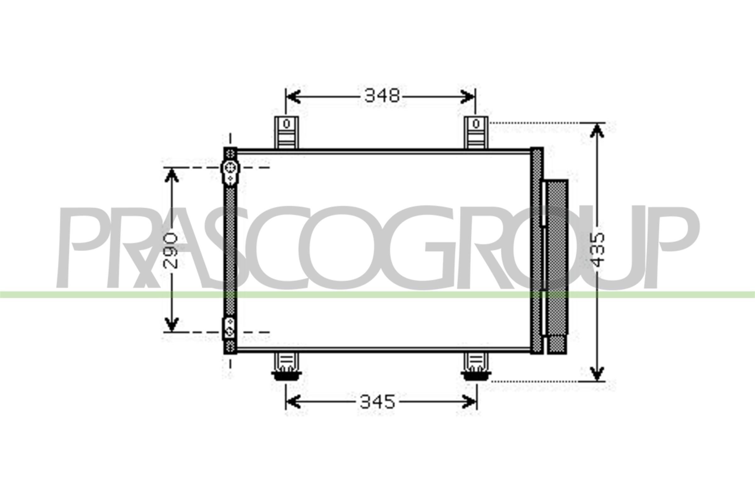 Kondensaator, kliimaseade PRASCO SZ034C001 PRASCO SZ034C001: Kliimaradiaator Suzuki SWIFT 2009