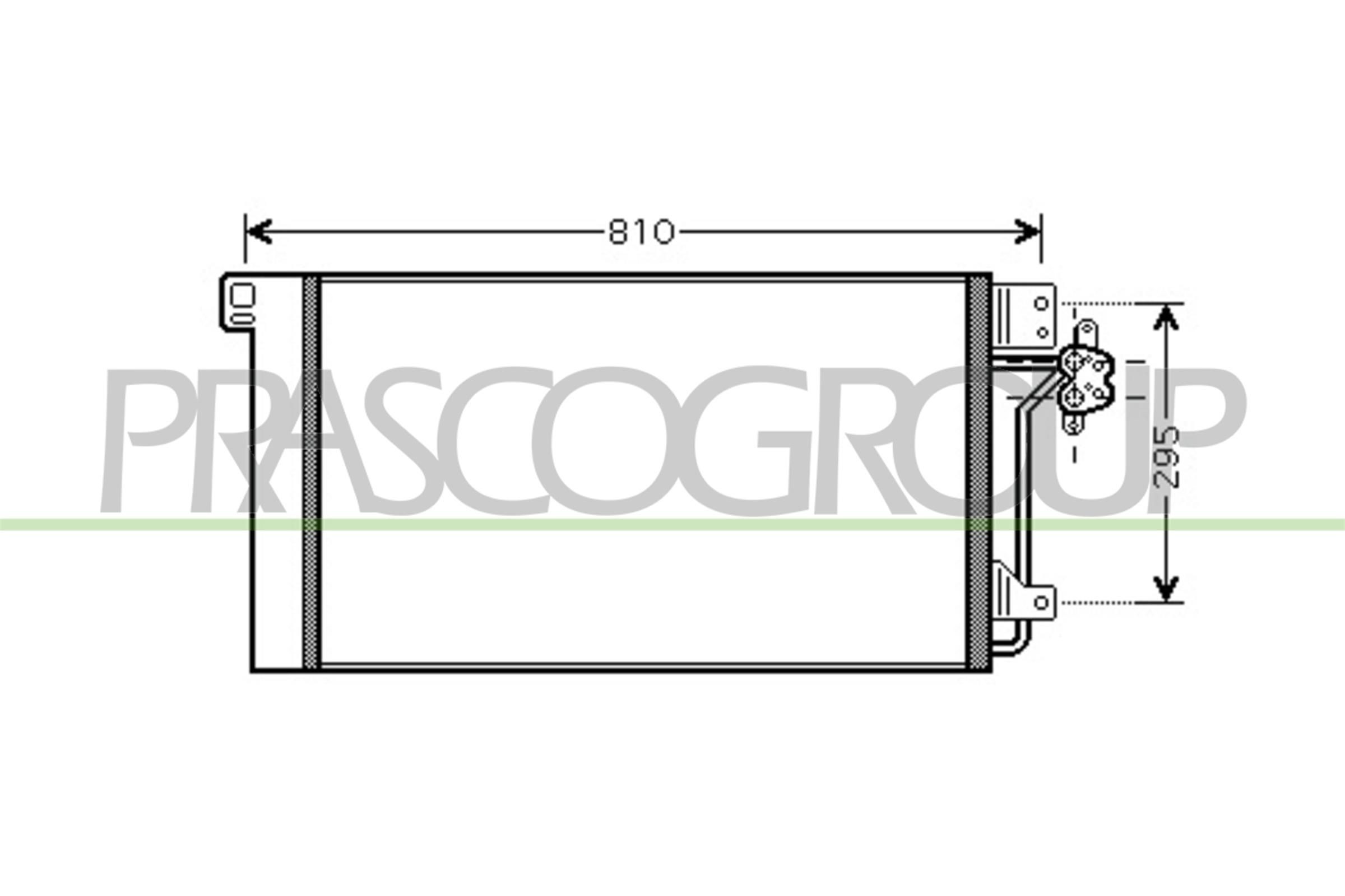 PRASCO Condensatore climatizzatore VG917C001 VG917C001 costo Radiatore aria condizionata Volkswagen SHARAN PRASCO