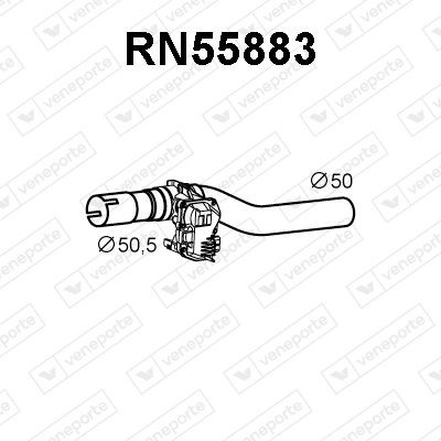 VENEPORTE Avgasrör RN55883 RN55883 VENEPORTE avgasrör Volvo V50
