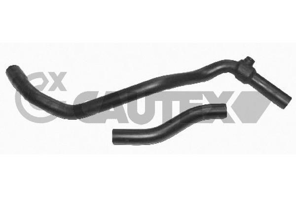CAUTEX Slange, varmeveksler-radiator 466873 Slange, varmeutveksler-oppvarming CAUTEX POLO 466873 billige
