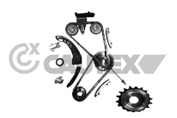 CAUTEX Kit catena distribuzione 701090 701090 Catena di distribuzione CAUTEX NISSAN PATROL costo