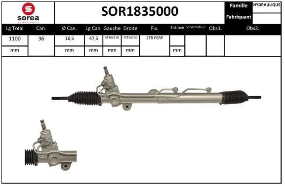 SNRA Stuurhuis SOR1835000 SNRA SOR1835000 originele Stuurhuis Kyron SUV kosten