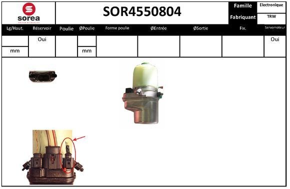 SNRA Servo čerpadlo SOR4550804 SNRA SOR4550804 Servo čerpadlo Audi A1 originálne