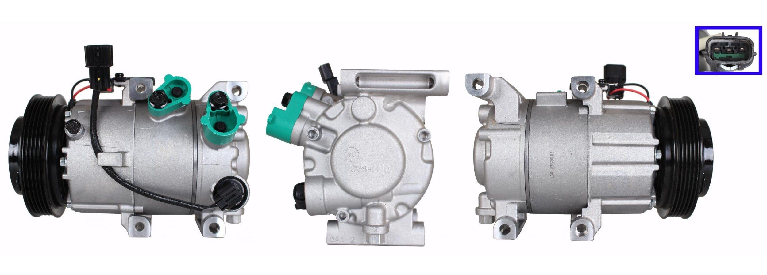 DRI AC-kompressor 700511215 700511215 DRI ac-kompressor HYUNDAI COUPE