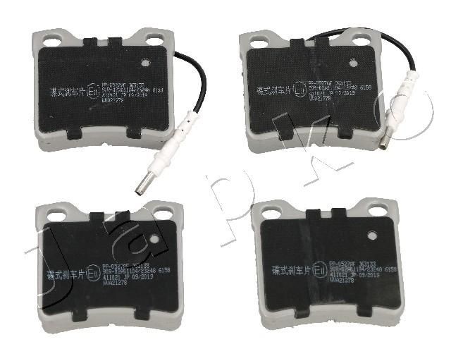 JAPKO Brake pad set 510616 MERCEDES-BENZ CLC JAPKO brake pads 510616