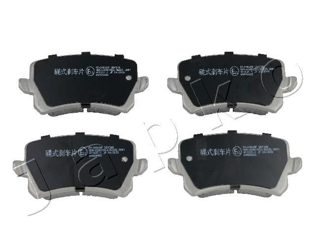 JAPKO Piduriklotsid 510904 Pidurikattekomplekt, ketaspidur AUDI JAPKO 510904