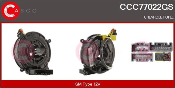 CASCO Vinutá prużina, Airbag CCC77022GS CASCO CCC77022GS Prepínač smeroviek Chevrolet Trax cena