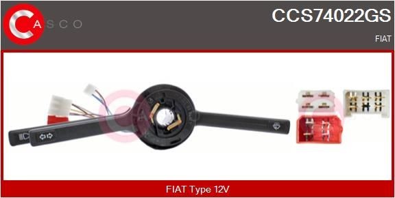 CASCO Kormányoszlop kapcsoló CCS74022GS CASCO CCS74022GS Belső / kényelmi FIAT Barchetta (183) 2000