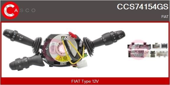Steering Column Switch CASCO CCS74154GS CASCO CCS74154GS 2009 FIAT BRAVO indicator stalk replacement