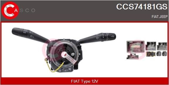 Comutador na coluna de direcção CASCO CCS74181GS CASCO CCS74181GS Comutador na coluna de direcção JEEP PATRIOT 2007