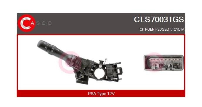 CASCO Blinklyskontakt CLS70031GS CASCO CLS70031GS originale Toyota IQ AJ1 Ratstammekontakt hvad koster