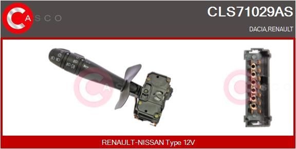 CASCO Διακόπτης φλας CLS71029AS CLS71029AS Διακόπτης φλας RENAULT MEGANE CASCO