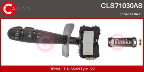 CASCO Διακόπτης φλας CLS71030AS CLS71030AS Διακόπτης τιμονιού RENAULT MEGANE CASCO