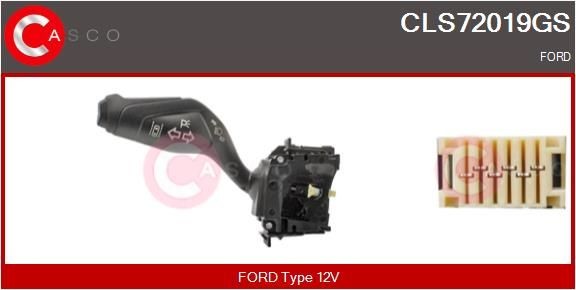 Blinklyskontakt CASCO CLS72019GS CASCO CLS72019GS Ratstammekontakt FORD TRANSIT CONNECT 2013
