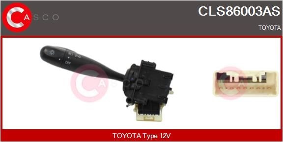 CASCO Knipperlampschakelaar CLS86003AS Richtingaanwijzer schakelaar Toyota SCP1_, NLP1_, NCP1_ CLS86003AS CASCO