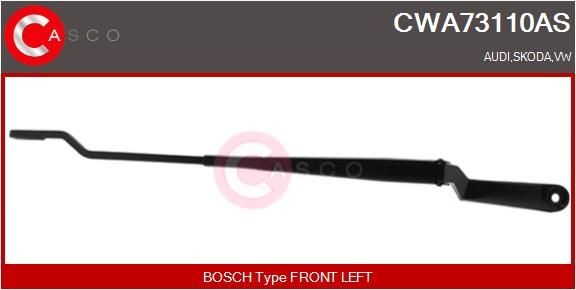 CASCO Wiper Arm, windscreen washer CWA73110AS Škoda CITIGO CASCO windscreen wiper arm CWA73110AS