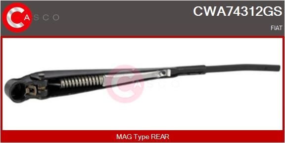 Braccio tergi, Pulizia cristalli CASCO CWA74312GS CASCO CWA74312GS Braccetti tergicristallo anteriore e posteriore Fiat TIPO 2019