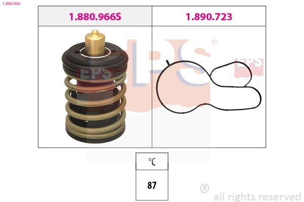 EPS Kühlwasserthermostat 1.880.966 1.880.966 EPS Thermostat Caddy V California (SBB, SBJ) Kosten
