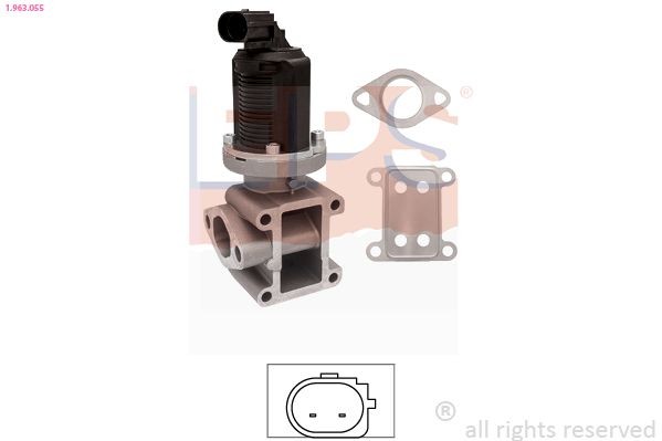 EPS EGR klep 1.963.055 1.963.055 EPS Uitlaatgasrecirculatieklep Nissan goedkoop