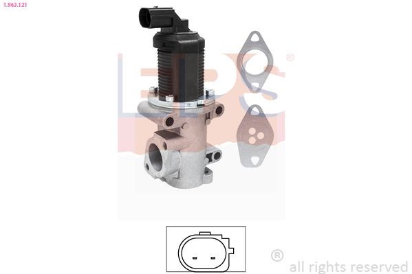 EPS EGR klep 1.963.121 Uitlaatgasrecirculatie NISSAN EPS 1.963.121