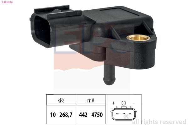Trykksensor, bremsekraftforsterker EPS 1.993.254 EPS 1.993.254: Bremseservo Honda ACCORD 2007