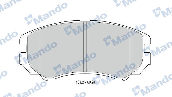 Mando Bromsbelägg MBF015308 MBF015308 Mando bromsklossar KIA CERATO
