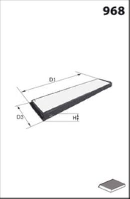 MISFAT Filtro abitacolo HB244 HB244 MISFAT Filtro climatizzatore LEXUS prezzo