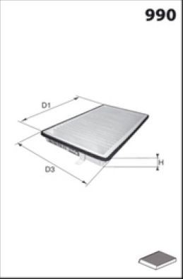 MISFAT Filtro abitacolo HB330 HB330 Filtro abitacolo BMW X5 MISFAT costo
