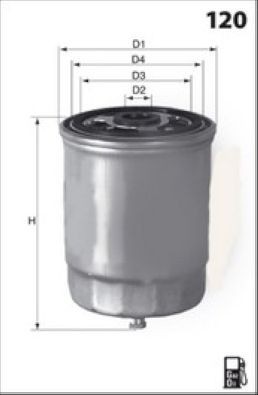 MISFAT Degvielas filtrs M683 Degvielas filtrs JAGUAR MISFAT M683