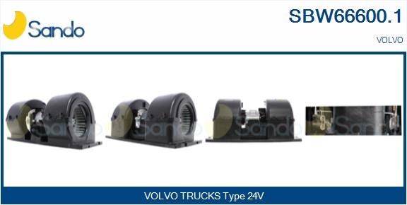 SANDO Vnútorný ventilátor SBW66600.1 Ventilátor kúrenia SANDO XC60 SBW66600.1 lacné