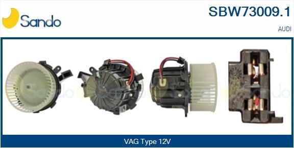 SANDO Βεντιλατέρ εσωτερικού χώρου SBW73009.1 SBW73009.1 Μοτέρ καλοριφέρ SANDO AUDI A2