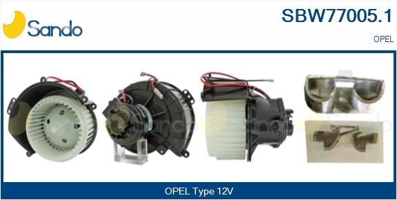 SANDO Kupévifte SBW77005.1 Interiørvifte SANDO Opel OMEGA SBW77005.1