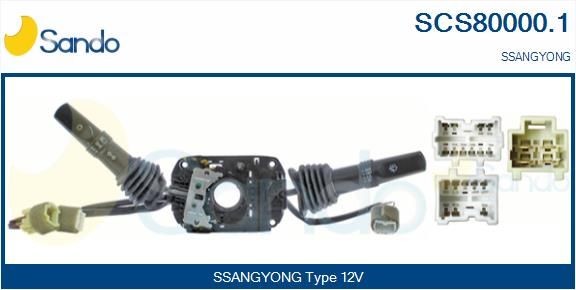 Comutador na coluna de direcção SANDO SCS80000.1 SANDO SCS80000.1: Comutador na coluna de direcção SsangYoung KORANDO 2022