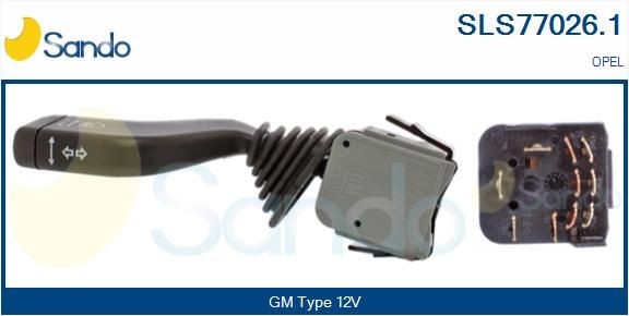 SANDO Knipperlampschakelaar SLS77026.1 Ruitenwisserschakelaar SANDO MERIVA SLS77026.1 goedkoop