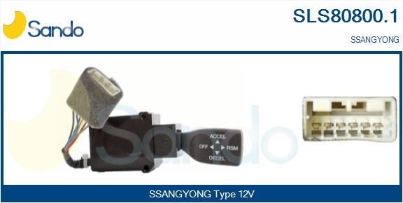 Valitsin, vakionopeussäädin SANDO SLS80800.1 SANDO SLS80800.1 SSANGYONG KORANDO 2016 Monitoimikatkaisimen keskus