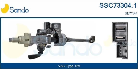 SANDO Coluna da direcção SSC73304.1 SANDO SSC73304.1 Direção eletrica Volkswagen GOLF baratos