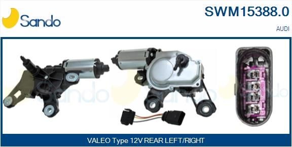 SANDO Motore tergicristallo SWM15388.0 SWM15388.0 costo Motorino tergicristallo SANDO AUDI A6