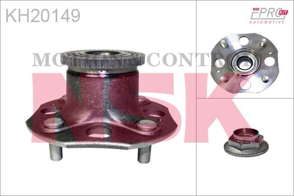 NSK Lożisko kolesa - opravná sada KH20149 Náboj kolesa NSK Honda CIVIC KH20149