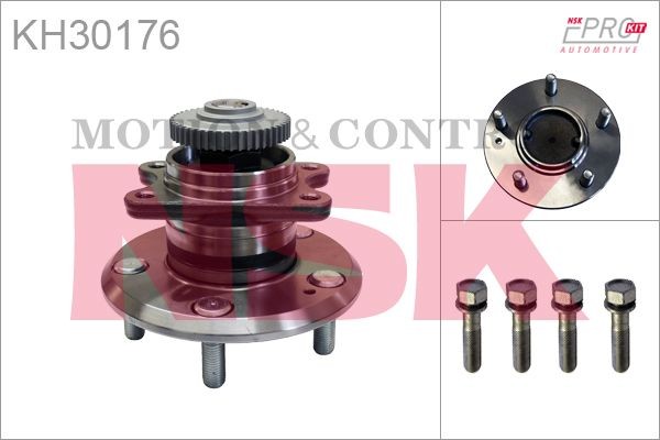 NSK Kit de roulement de roue KH30176 Jeu de roulements de roue NSK i40 KH30176 pas cher